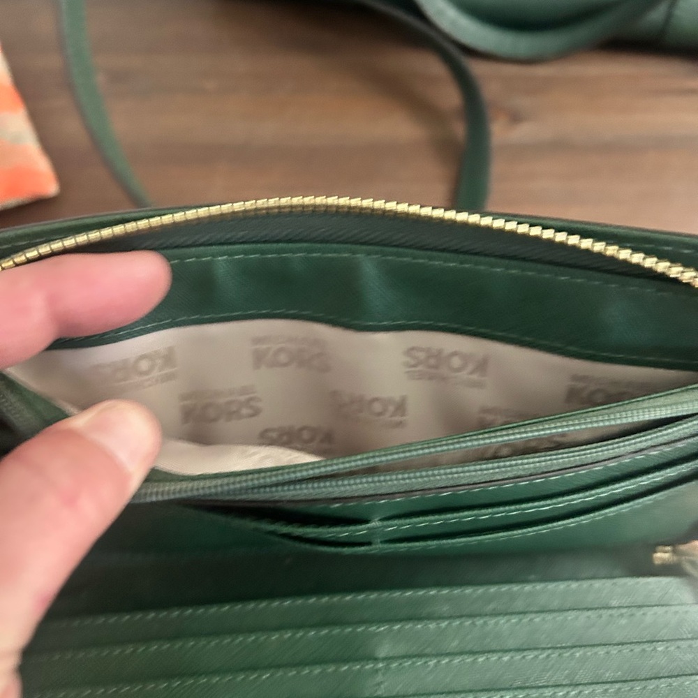 Michael Kors Forest Green wallet